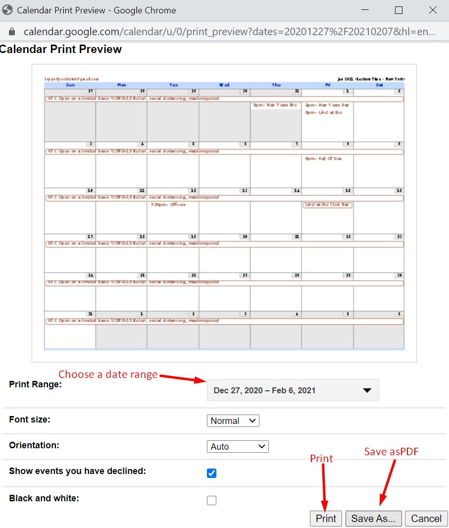 Keyport Yacht Club > News & Events > Calendar